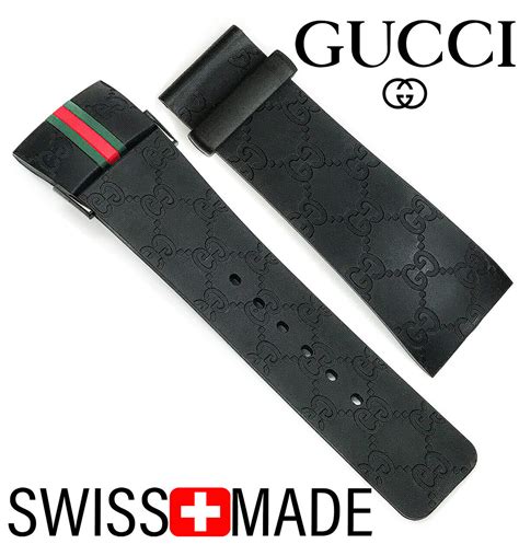 gucci watch rubber strap replacement|gucci interchangeable watch straps.